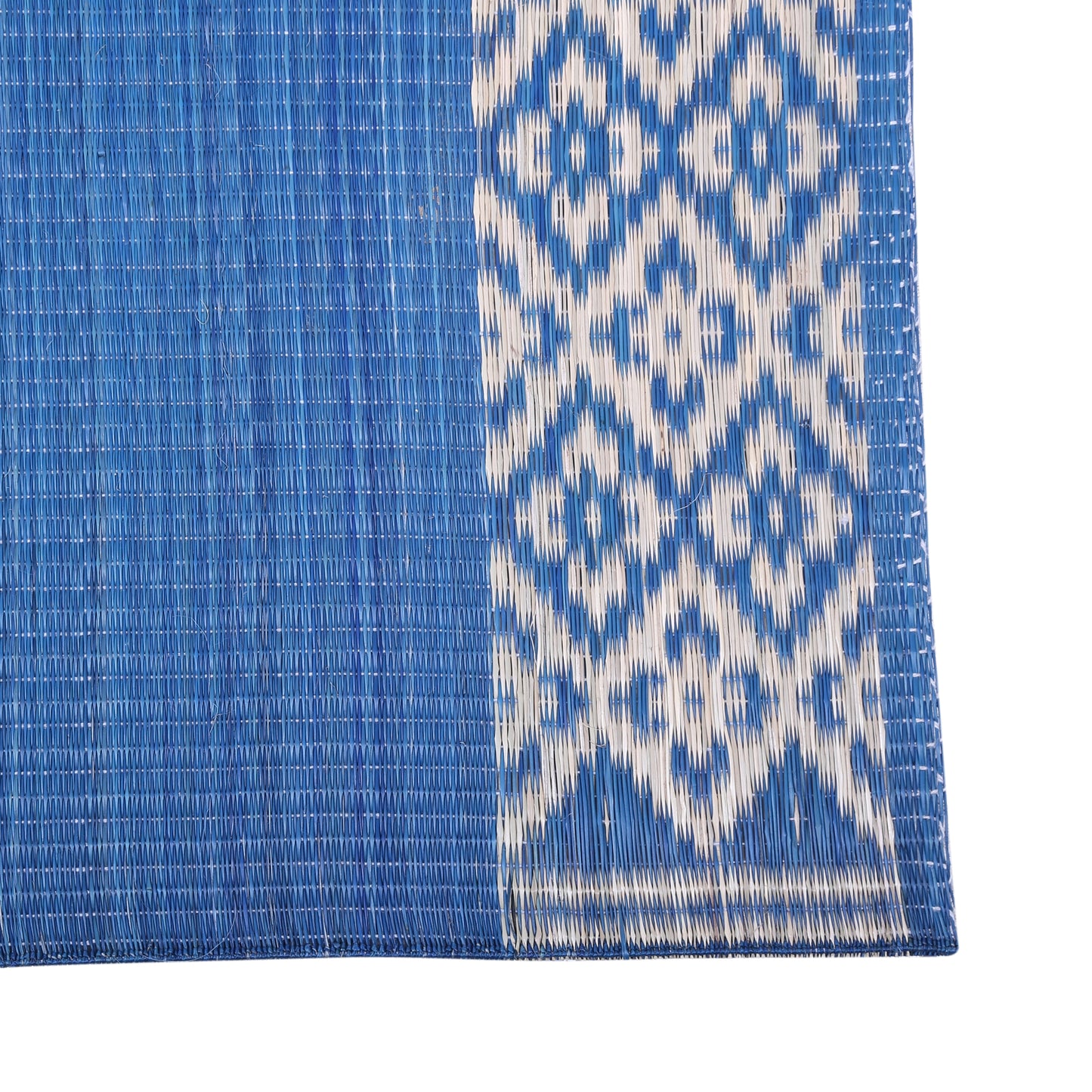 Masland Madurkathi Table Mat Set: A Superfine Premium Madurkathi Grass Handwoven Designer Dining Table Mat  Set (12×18 inches) with Runner(12×49 inches) Heat Resistant Eco-friendly Placemat with natural Border-MTM-04