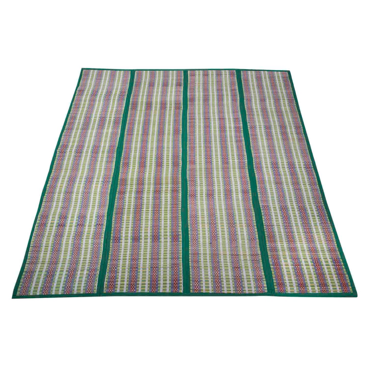 Madurkathi Chatai Mat Foldable Handwoven Eco-friendly perfect for sleeping, sitting, Yoga - T3-39