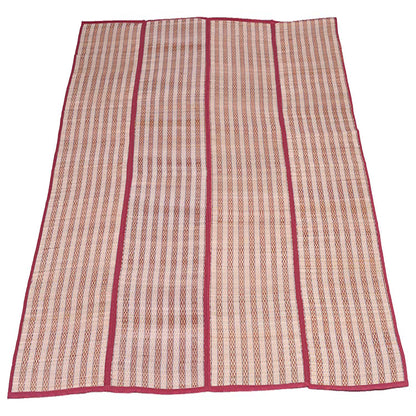 Chatai  Floor Mat Foldable handwoven Organic made of Madurkathi Grass for Sleeping, Sitting on Floor - T3-26