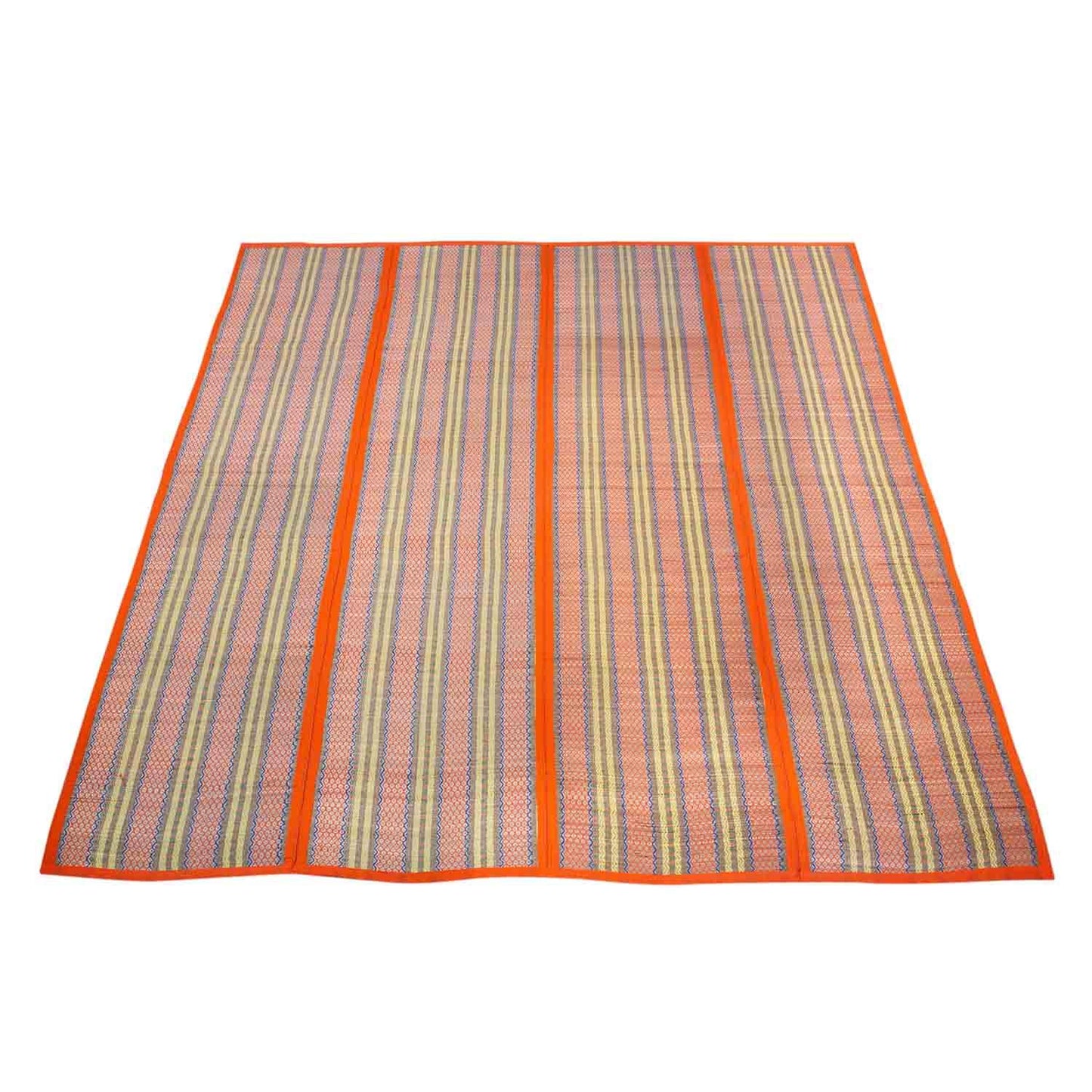 Chatai  Floor Mat Foldable handwoven Organic made of Madurkathi Grass for Sleeping, Sitting on Floor - T3-41