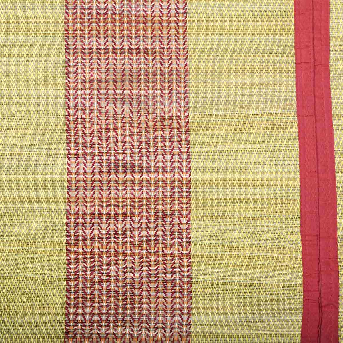 Chatai Floor Mat Foldable handwoven Organic made of Madurkathi Grass for Sleeping, Sitting, Yoga - T3-44