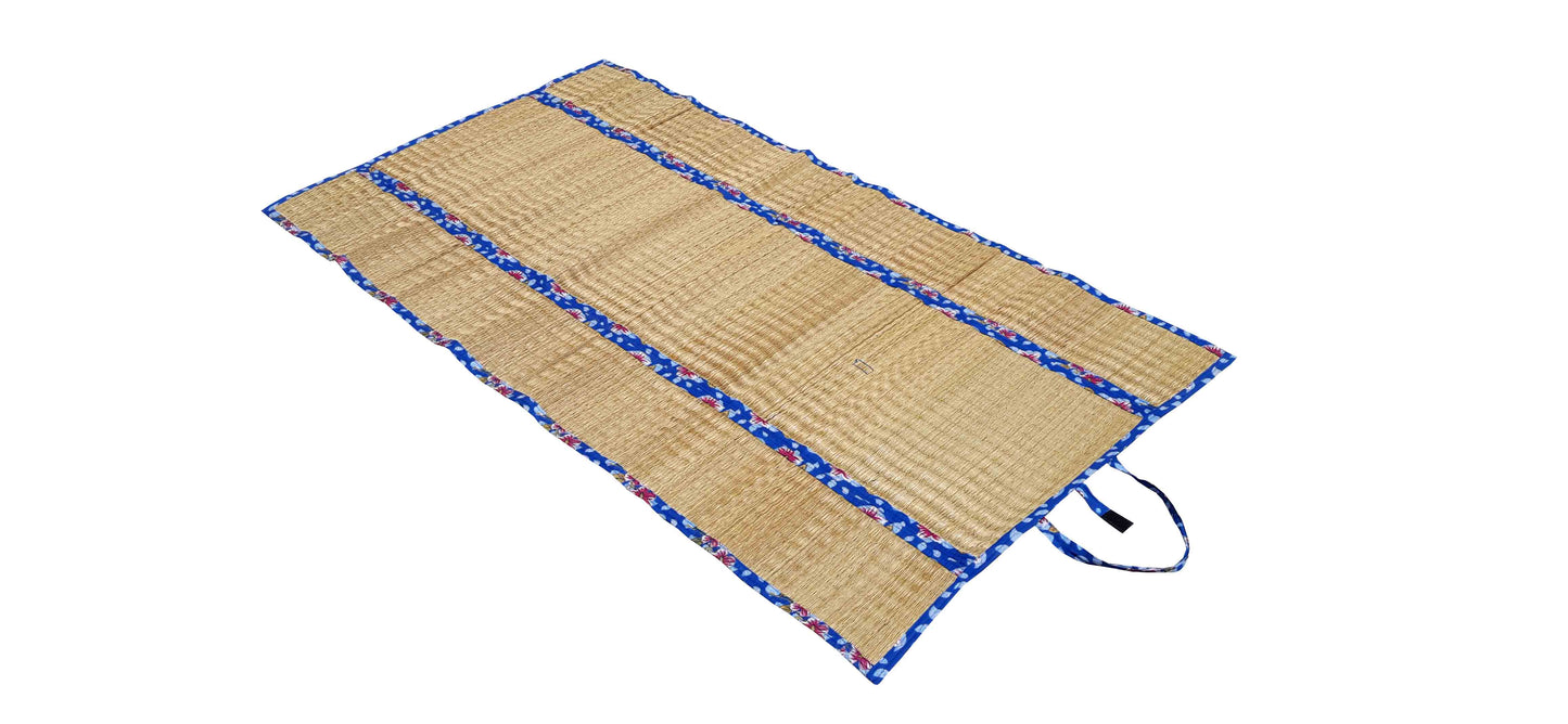 MONTISA  Madurkathi Chatai Mat, Folding, for Sleeping, Sitting, Yoga on the Floor– T2