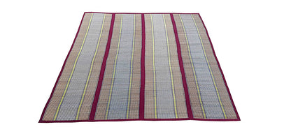 Chatai Floor Mat Foldable handwoven Multicolpur made of Madurkathi Grass for Indoor and Outdoor Usages - T3-35