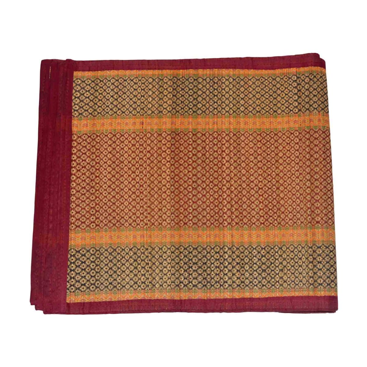 Chatai  Floor Mat Foldable handwoven Organic made of Madurkathi Grass for Sleeping, Sitting, yoga - T3-22
