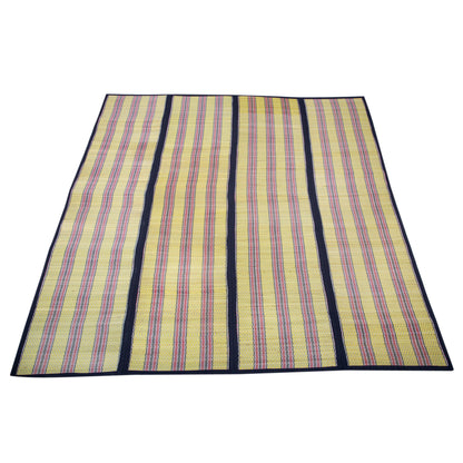 Chatai Mat Foldable handwoven Organic made of Madurkathi Grass for Sleeping, Sitting on Floor - T3-40