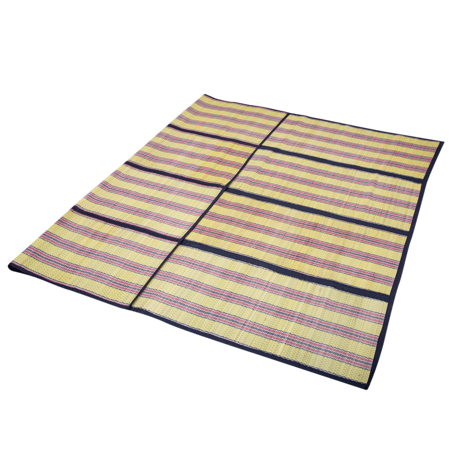 Chatai Mat Foldable handwoven Organic made of Madurkathi Grass for Sleeping, Sitting on Floor - T3-40
