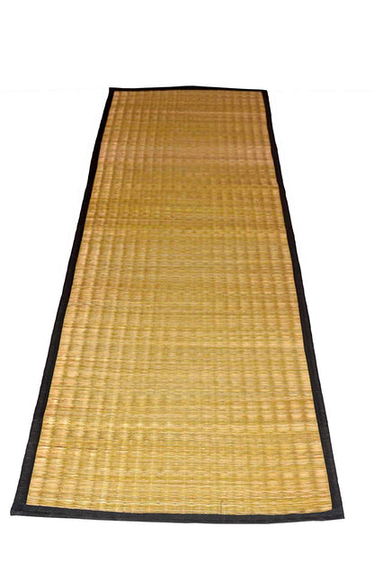 MONTISA Yoga Mat made of organic Madurkathi Grass Rollable travel friendly 24 inches x 70 inches –T2-02